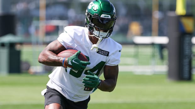 WR Corey Davis (84) at Jets' Training Camp on July 22